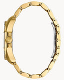 Buy Shop Bulova Crystal Collection Blue Dial Gold Steel Strap Watch for Men - 98C128 USA Online