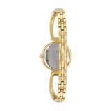 Buy Shop Bulova Crystal Collection Mother of Pearl Dial Gold Steel Strap Watch for Women - 98L225 USA Online