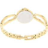 Buy Shop Bulova Crystal Collection Mother of Pearl Dial Gold Steel Strap Watch for Women - 98L225 USA Online