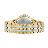 Buy Shop Bulova Crystal Collection Octova White Dial Gold Steel Strap Watch for Men - 98C126 USA Online