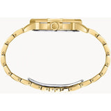 Buy Shop Bulova Crystal Collection Octova White Dial Gold Steel Strap Watch for Men - 98C126 USA Online