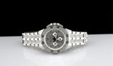 Buy Shop Bulova Crystal Collection Pave Silver Dial with Crystals Silver Steel Strap Watch for Men - 96C134 USA Online