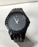 Buy Shop Bulova Crystal Collection Phantom Black Dial Black Steel Strap Watch for Men - 98A240 USA Online