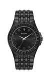 Buy Shop Bulova Crystal Collection Phantom Black Dial Black Steel Strap Watch for Men - 98A240 USA Online