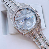 Buy Shop Bulova Crystal Collection Phantom Silver Dial Silver Steel Strap Watch for Men - 96C002 USA Online