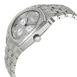 Buy Shop Bulova Crystal Collection Phantom Silver Dial Silver Steel Strap Watch for Men - 96C002 USA Online