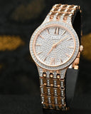 Buy Shop Bulova Crystal Collection Silver Crystals Dial Two Tone Steel Strap Watch for Women - 98L235 USA Online