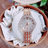 Buy Shop Bulova Crystal Collection Silver Crystals Dial Two Tone Steel Strap Watch for Women - 98L235 USA Online