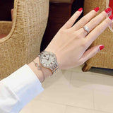 Buy Shop Bulova Crystal Collection Silver Crystals Dial Two Tone Steel Strap Watch for Women - 98L235 USA Online