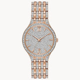 Buy Shop Bulova Crystal Collection Silver Crystals Dial Two Tone Steel Strap Watch for Women - 98L235 USA Online