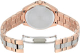 Buy Shop Bulova Crystal Collection Silver Dial Rose Gold Steel Strap Watch for Women - 98L229 USA Online
