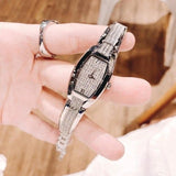 Buy Shop Bulova Crystal Collection Silver Dial Silver Steel Strap Watch for Women - 96L235 USA Online