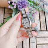 Buy Shop Bulova Crystal Collection Silver Dial Silver Steel Strap Watch for Women - 96L235 USA Online