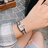 Buy Shop Bulova Crystal Collection Silver Dial Silver Steel Strap Watch for Women - 96L235 USA Online