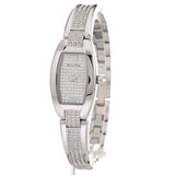Buy Shop Bulova Crystal Collection Silver Dial Silver Steel Strap Watch for Women - 96L235 USA Online