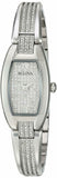 Buy Shop Bulova Crystal Collection Silver Dial Silver Steel Strap Watch for Women - 96L235 USA Online