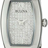 Buy Shop Bulova Crystal Collection Silver Dial Silver Steel Strap Watch for Women - 96L235 USA Online
