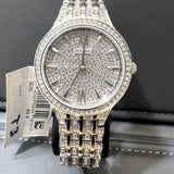 Buy Shop Bulova Crystal Collection Silver Dial Silver Steel Strap Watch for Women - 96L243 USA Online