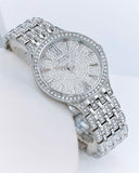 Buy Shop Bulova Crystal Collection Silver Dial Silver Steel Strap Watch for Women - 96L243 USA Online