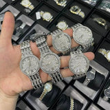 Buy Shop Bulova Crystal Collection Silver Dial Silver Steel Strap Watch for Women - 96L243 USA Online