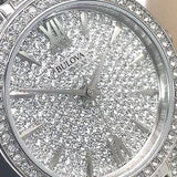 Buy Shop Bulova Crystal Collection Silver Dial Silver Steel Strap Watch for Women - 96L243 USA Online