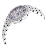 Buy Shop Bulova Crystal Collection Silver Dial Silver Steel Strap Watch for Women - 96L243 USA Online
