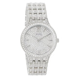 Buy Shop Bulova Crystal Collection Silver Dial Silver Steel Strap Watch for Women - 96L243 USA Online