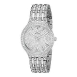 Buy Shop Bulova Crystal Collection Silver Dial Silver Steel Strap Watch for Women - 96L243 USA Online
