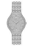 Buy Shop Bulova Crystal Collection Silver Dial Silver Steel Strap Watch for Women - 96L243 USA Online