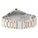 Buy Shop Bulova Crystal Collection Silver Dial Two Tone Steel Strap Watch for Women - 98N100 USA Online
