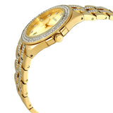 Buy Shop Bulova Crystal Collection Champagne Dial Two Tone Steel Strap Watch for Women - 98B174 USA Online