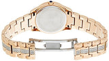 Buy Shop Bulova Crystal Mother of Pearl Dial Rose Gold Steel Strap Watch for Women - 98L197 USA Online