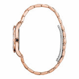 Buy Shop Bulova Crystal Mother of Pearl Dial Rose Gold Steel Strap Watch for Women - 98L197 USA Online