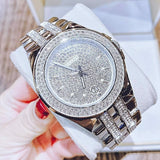Buy Shop Bulova Crystal Pave Silver Dial Silver Steel Strap Watch for Men - 96B235 USA Online