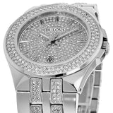 Buy Shop Bulova Crystal Pave Silver Dial Silver Steel Strap Watch for Men - 96B235 USA Online