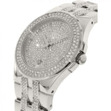 Buy Shop Bulova Crystal Pave Silver Dial Silver Steel Strap Watch for Men - 96B235 USA Online