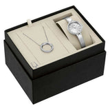 Buy Shop Bulova Crystal Pendant Silver Dial Silver Steel Strap Watch for Women - 96X111 USA Online