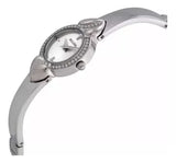 Buy Shop Bulova Crystal Pendant Silver Dial Silver Steel Strap Watch for Women - 96X111 USA Online