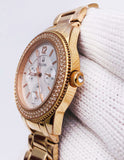 Buy Shop Bulova Crystal Silver Dial Rose Gold Steel Strap Watch for Women - 97N101 USA Online