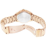 Buy Shop Bulova Crystal Silver Dial Rose Gold Steel Strap Watch for Women - 97N101 USA Online