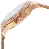 Buy Shop Bulova Crystal Silver Dial Rose Gold Steel Strap Watch for Women - 97N101 USA Online