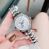 Buy Shop Bulova Crystal Silver Dial Silver Steel Strap Watch for Women - 96L226 USA Online