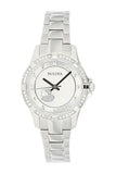 Buy Shop Bulova Crystal Silver Dial Silver Steel Strap Watch for Women - 96L226 USA Online