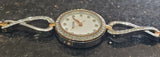Buy Shop Bulova Crystals Mother of Pearl Dial Two Tone Steel Strap Watch for Women - 98X108 USA Online