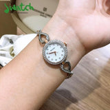 Buy Shop Bulova Crystals Mother of Pearl Dial Two Tone Steel Strap Watch for Women - 98X108 USA Online