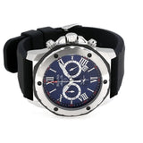 Buy Shop Bulova Marine Star Blue Dial Black Silicone Strap Watch for Men - 98B258 USA Online