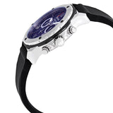 Buy Shop Bulova Marine Star Blue Dial Black Silicone Strap Watch for Men - 98B258 USA Online