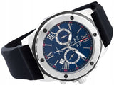 Buy Shop Bulova Marine Star Blue Dial Black Silicone Strap Watch for Men - 98B258 USA Online