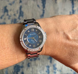 Buy Shop Bulova Marine Star Blue Dial Silver Steel Strap Watch for Women - 96R215 USA Online