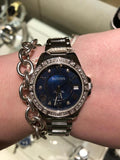 Buy Shop Bulova Marine Star Blue Dial Silver Steel Strap Watch for Women - 96R215 USA Online